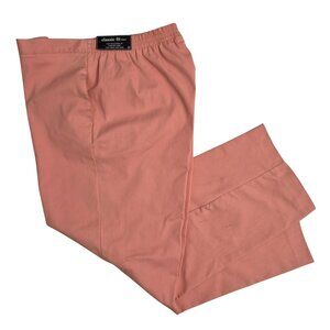 Alfred Dunner Stretch Elastic Waist Dress Pants Womens 16 Pockets Cotton - NWT